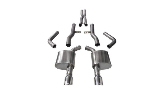 CORSA Xtreme 2.75 in Cat-Back Single 4.5 in Tips for 2015-2022 Dodge Charger 6.4L V8 - SRT 392 (14996)