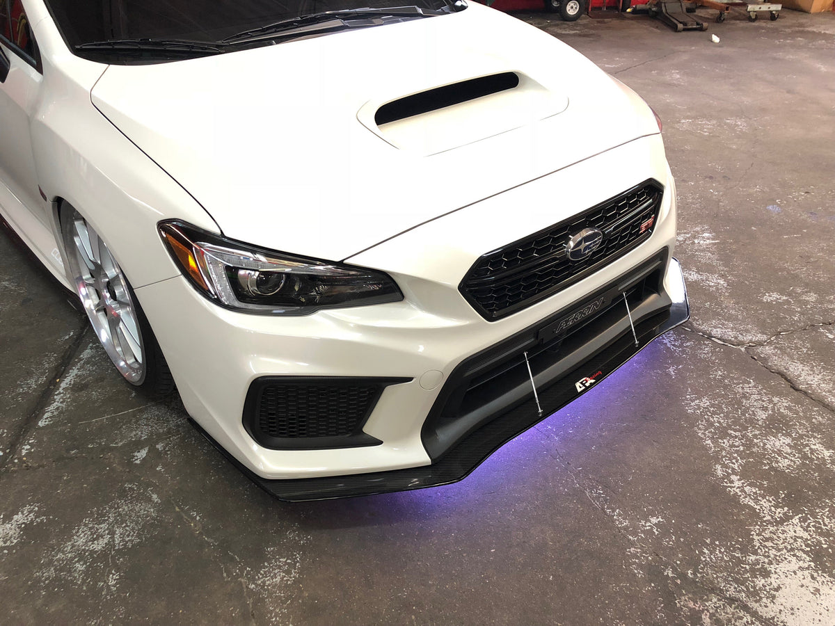 Carbon Fiber Wind Splitter w/ Rods -Subaru WRX/ STI  2018-2021 (With NO Lip)