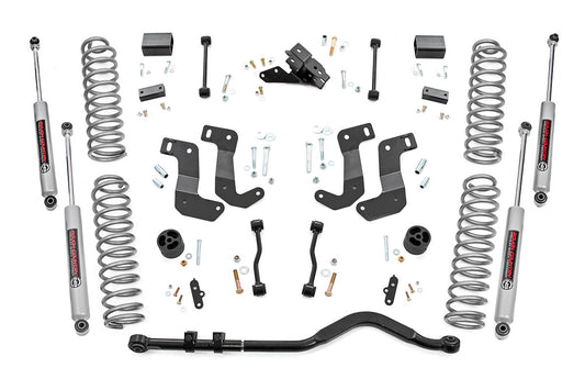 Rough Country 3.5 Inch Lift Kit | C/A Drop | 4-Door | EcoDiesel | Jeep Wrangler Unlimited (20-23)
