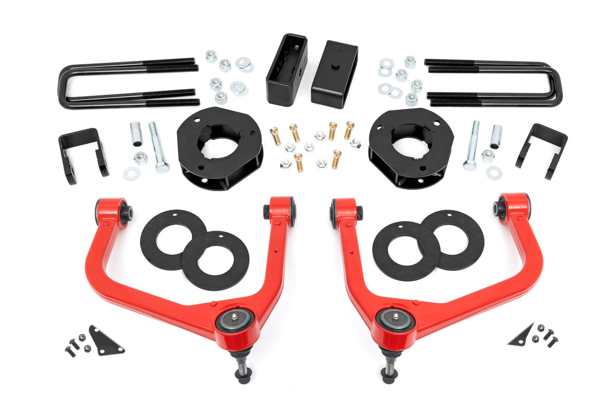 Rough Country 3.5 Inch Lift Kit | Adaptive Ride Control | Chevy/GMC Sierra 1500 (19-24)/Silverado 1500 (19-24)
