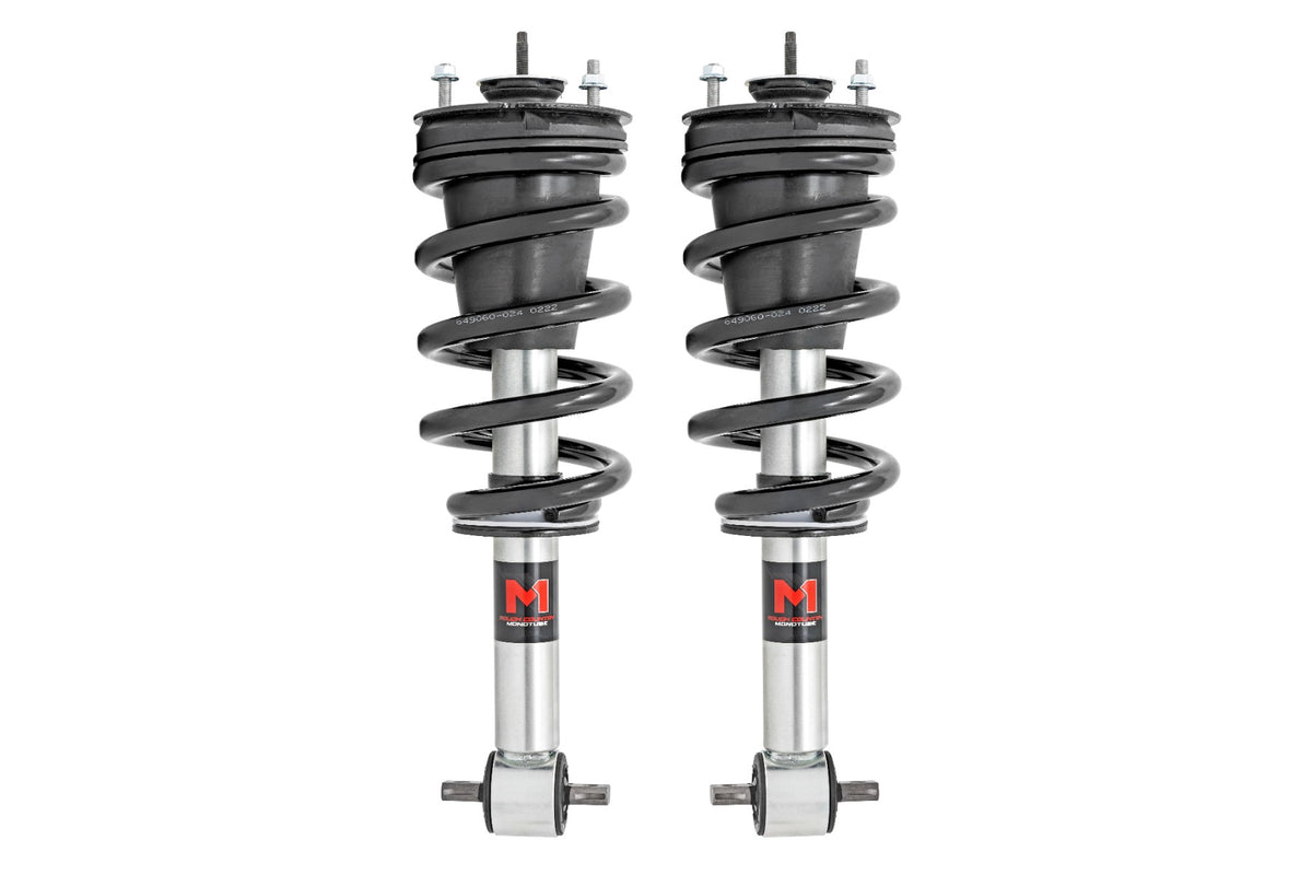 Rough Country M1 Adjustable Leveling Struts | 0-2" | Chevy/GMC Sierra 1500 (19-26)/Silverado 1500 (19-26)