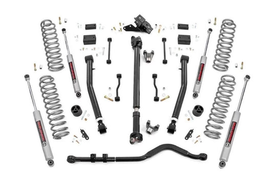 Rough Country 3.5 Inch Lift Kit | 4-Door | Jeep Wrangler Unlimited JL (18-23)