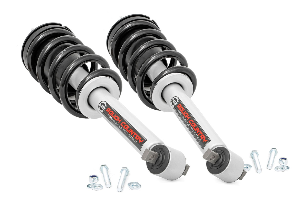 Rough Country Loaded Strut Pair | 6 Inch | Chevy/GMC 1500 Truck & SUV (07-14)