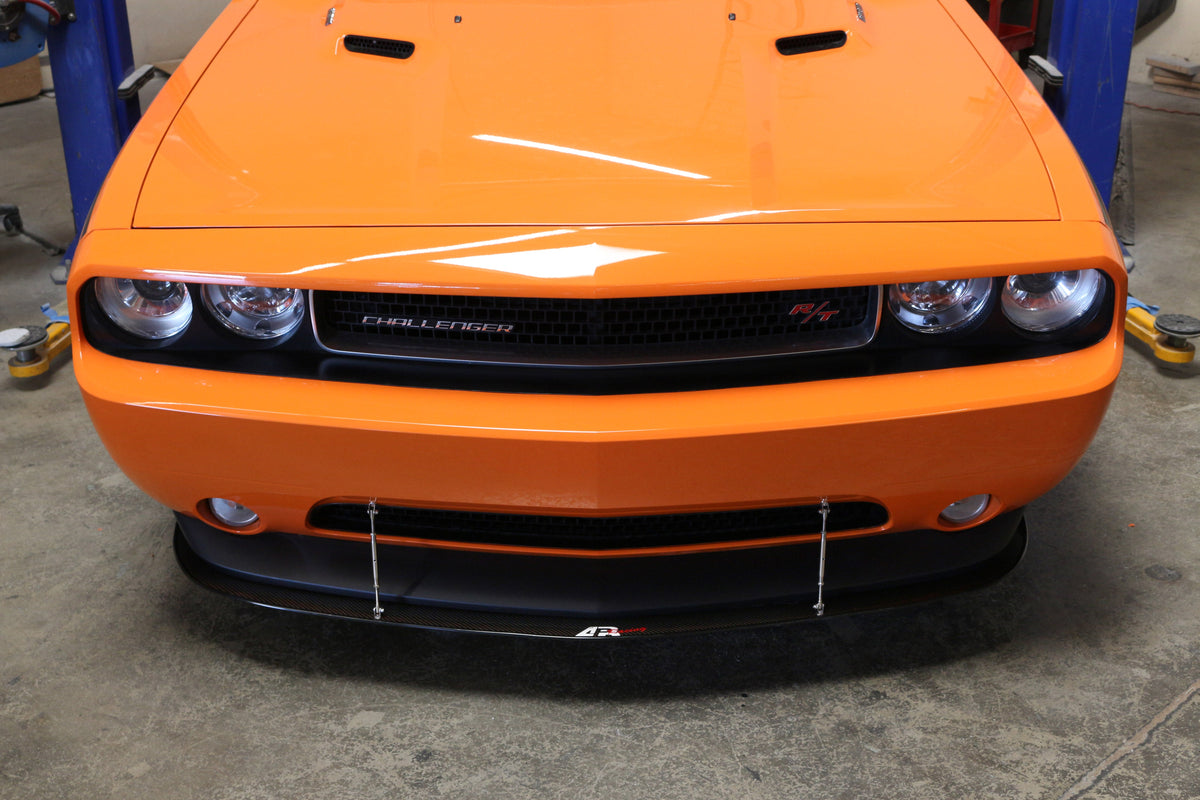 Dodge Challenger RT/ SXT Carbon Fiber Front Wind Splitter 2011 - 2014