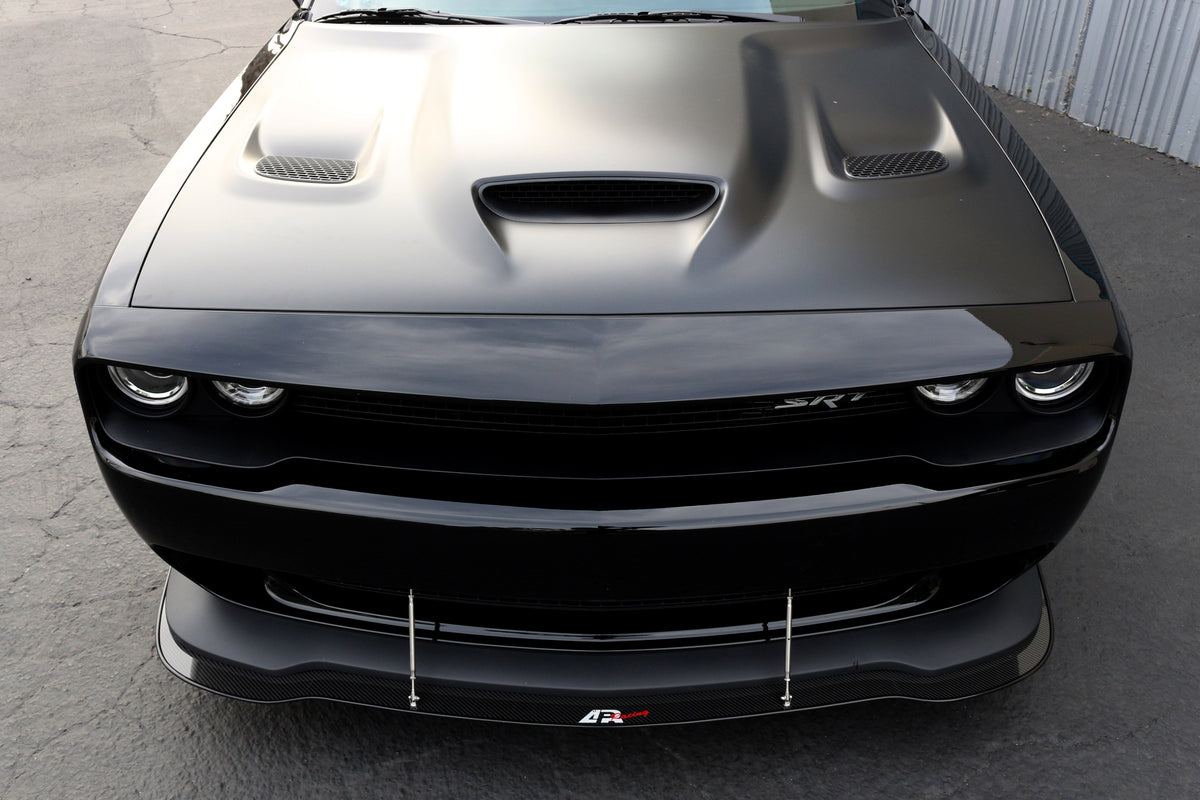 Dodge Challenger Hellcat Carbon Fiber Front Wind Splitter 2015 - 2023