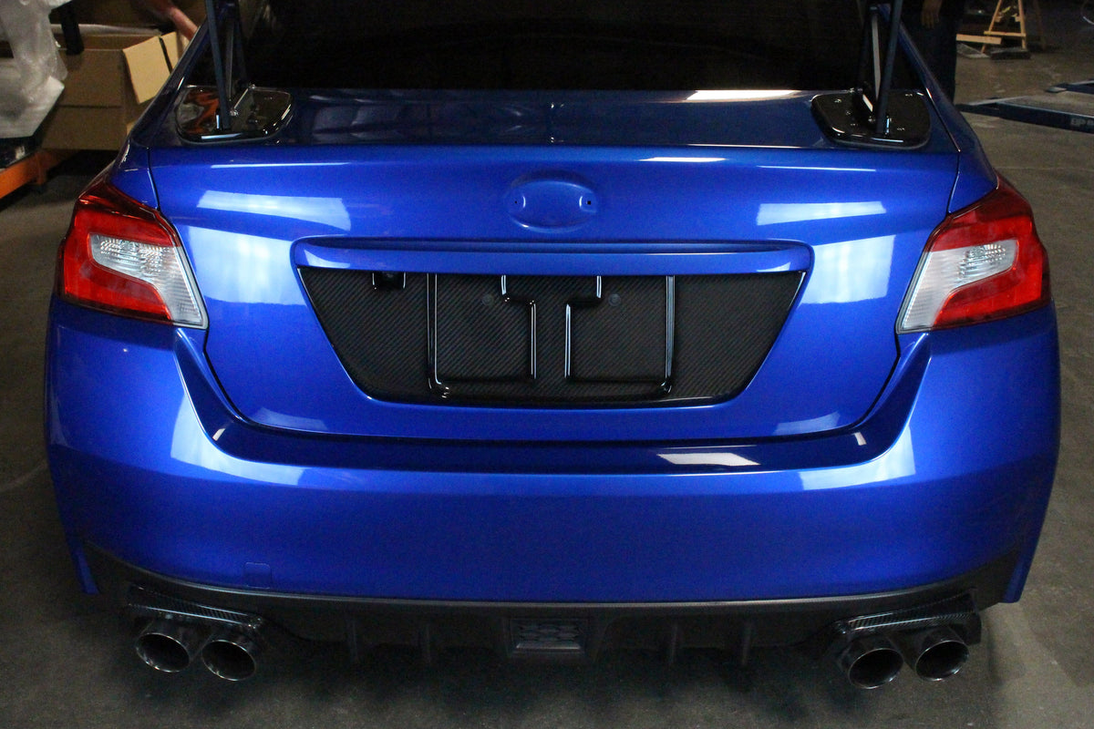 Carbon Fiber License Plate Frame - Subaru WRX/ STI  Sedan 2015-2021