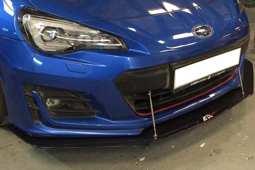 Carbon Fiber Wind Splitter w/ Rods - 2017-2021 Subaru BRZ
