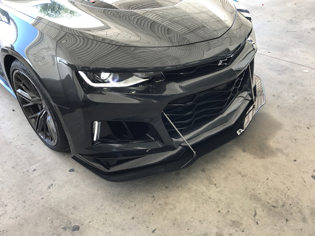 Carbon Fiber Front Wind Splitter - 2017-2024 Chevrolet Camaro ZL1