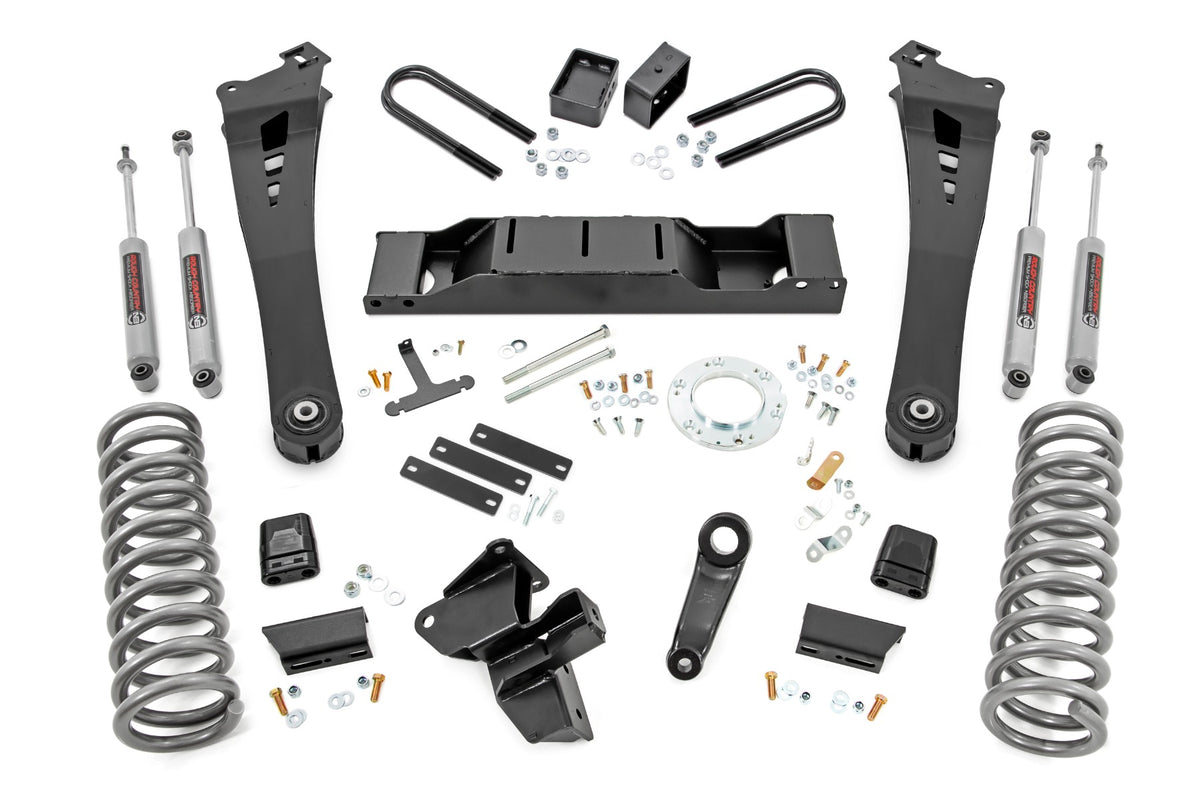 Rough Country 5 Inch Lift Kit | Ram 3500 4WD (2019-2024)