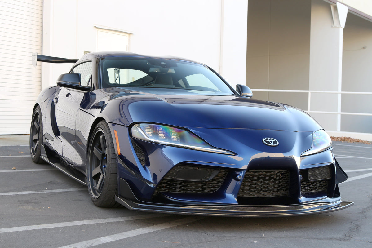 Carbon Fiber Front Bumper Canards- Toyota Supra A90/91 2020-2023