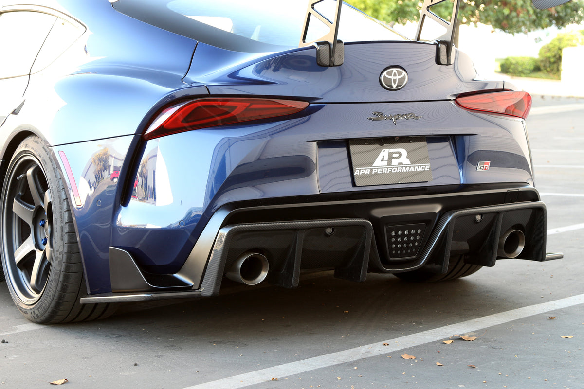 Carbon Fiber  Rear Bumper Skirts- Toyota Supra A90/91 2020-2023