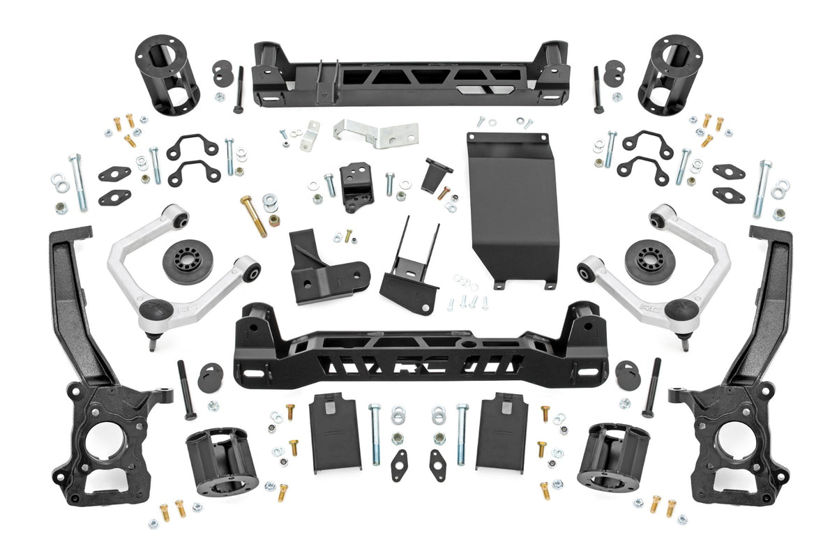 Rough Country 7 Inch Lift Kit | 4-Door Base | Ford Bronco 4WD (2021-2026)