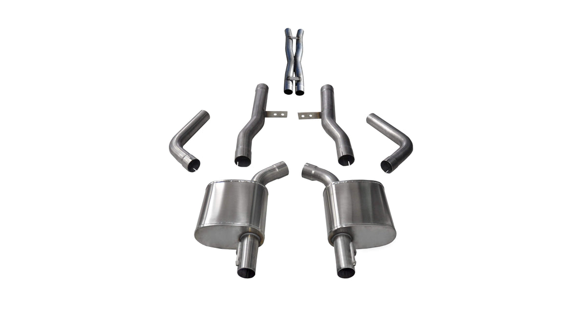 CORSA Xtreme 2.75 in Cat-Back No Tips for 2017-2022 Dodge Charger R/T 5.7L V8 (21018)