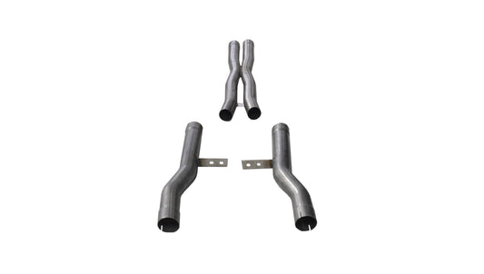 CORSA Res-Delete 2.75 in X-Pipe for 2017-2023 Dodge Challenger R/T 5.7L V8 (21026)