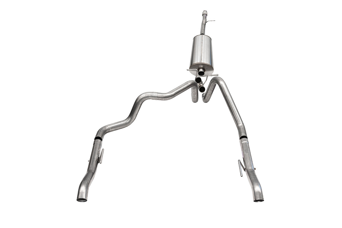 CORSA Sport 3.0 in Cat-Back DRE for 2024-2025 Chevrolet Silverado 6.2L V8 - Crew Cab Short Bed 147.5" Wheelbase (21033-1)