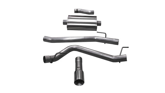 CORSA Sport, Touring 3.0 in Cat-Back Single 4.0 in for 2020-2024 Jeep Gladiator JT 3.6L V6 (21060)