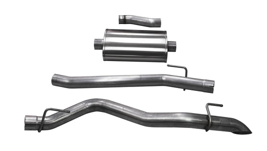 CORSA Sport, Touring 3.0 in Cat-Back Turn Downs for 2020-2025 Jeep Gladiator JT 3.6L V6 (21061)