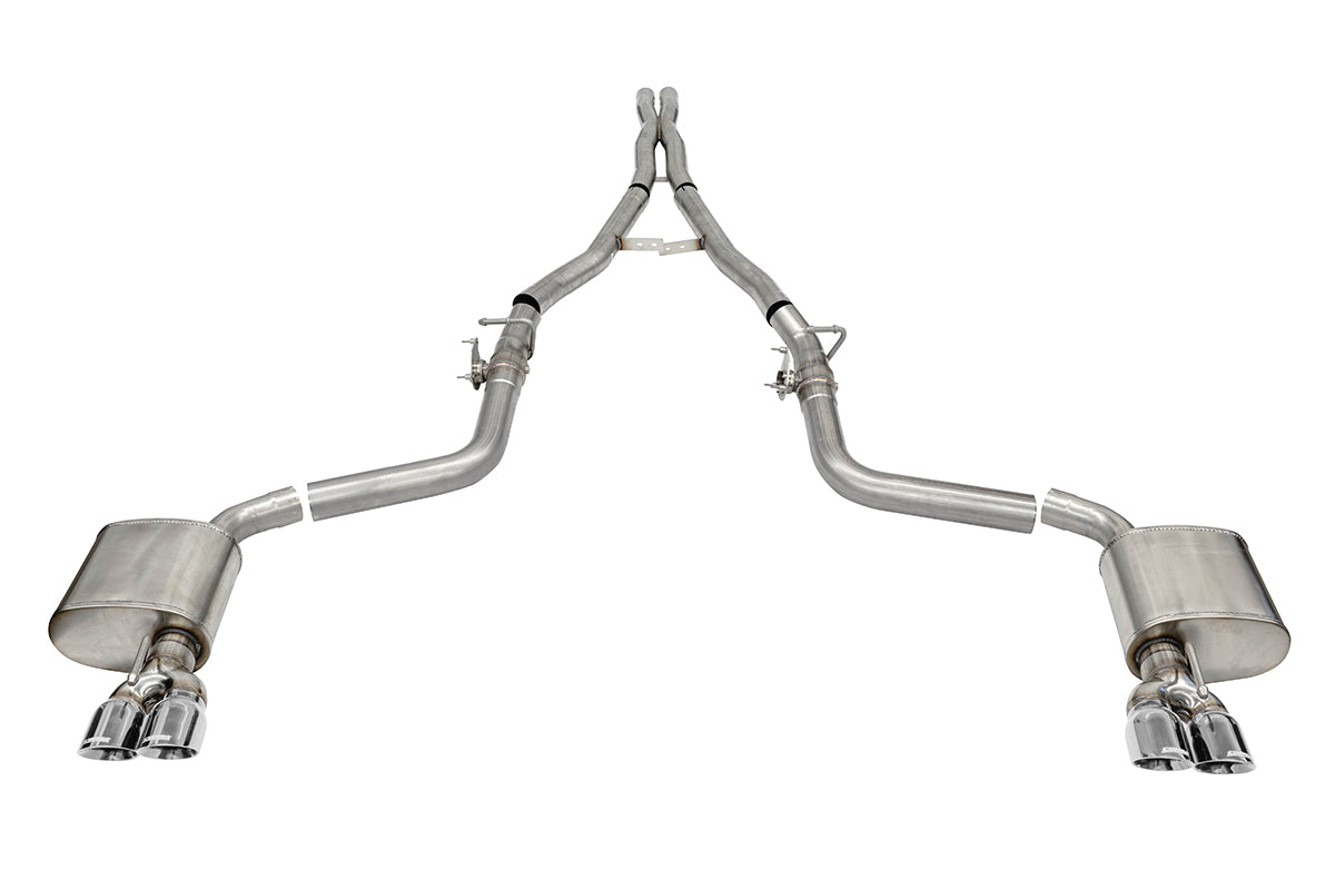 CORSA Xtreme Valved 2.75 in Cat-Back 3.5 in Tips for 2015-2022 Dodge Challenger 6.4L V8 - SRT 392 (21070)
