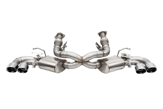 CORSA 3.0 in Cat-Back 4.5 in Pro-Series Tips for 2020-2024 Chevrolet Corvette C8 6.2L V8 - Coupe (With Factory NPP) (21100)