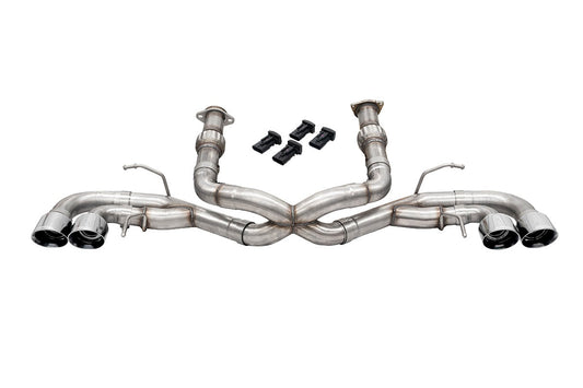 CORSA 3.0 in Cat-Back 4.5 in Pro-Series Tips for 2020-2026 Chevrolet Corvette C8 6.2L V8 - Coupe (Without Factory NPP) (21102)