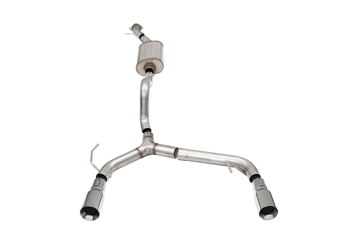 CORSA Sport 2.75 in Cat-Back DRE 4.0 in Single Tips for 2021-2025 Ford Bronco 2.3L Turbo - Two (2) Door (21204)