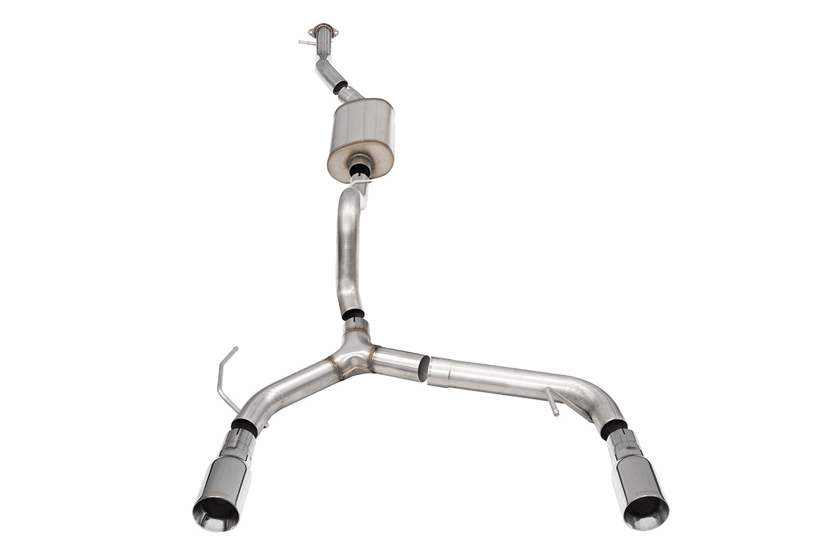 CORSA Sport 2.75 in Cat-Back DRE 4.0 in Single Tips for 2021-2025 Ford Bronco 2.3L Turbo - Four (4) Door (21206)