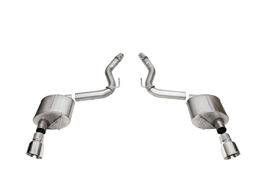 CORSA Sport, Touring 3.0 in Axle-Back 4.5 in Slash Tips for 2024 Ford Mustang GT 5.0L V8 - Fastback/Coupe (No Valves) (21252)