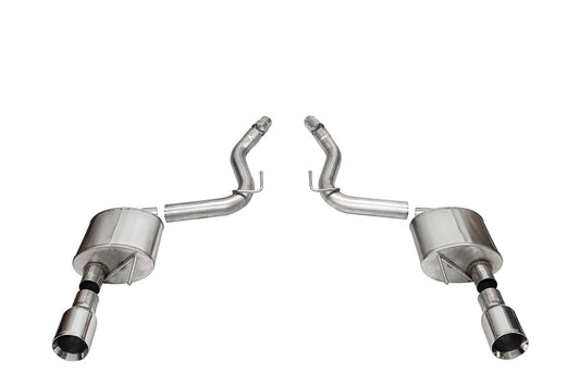 CORSA Sport, Touring 3.0 in Axle-Back 4.5 in Straight Tips for 2024 Ford Mustang GT 5.0L V8 - Fastback/Coupe (No Valves) (21253)