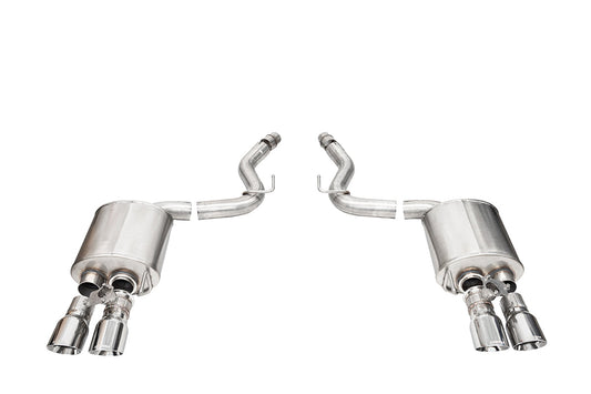 CORSA Sport Valved 3.0 in Axle-Back 4.0 in Slash Tips for 2024 Ford Mustang GT 5.0L V8 - Fastback (21261)