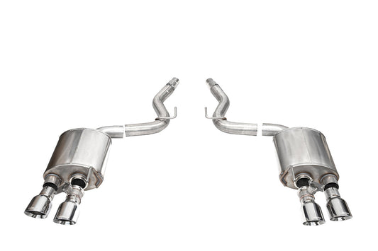 CORSA Sport Valved 3.0 in Axle-Back 4.5 in Slash Tips for 2024 Ford Mustang Dark Horse 5.0L V8 - Fastback w/ Valves (21267)