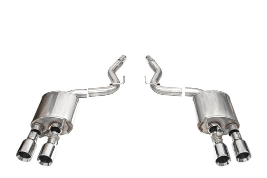 CORSA Sport Valved 3.0 in Axle-Back 4.5 in Straight Tips for 2024 Ford Mustang Dark Horse 5.0L V8 - Fastback w/ Valves (21268)