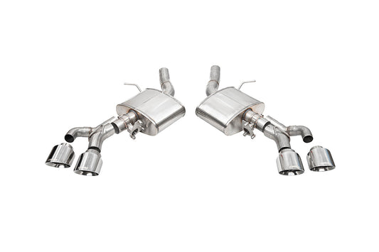 CORSA Sport Valved 3.0 in Axle-Back 4.5 in Twin Tips for 2024 Cadillac CT4-V Blackwing 3.6L Twin Turbo V6 (21319)