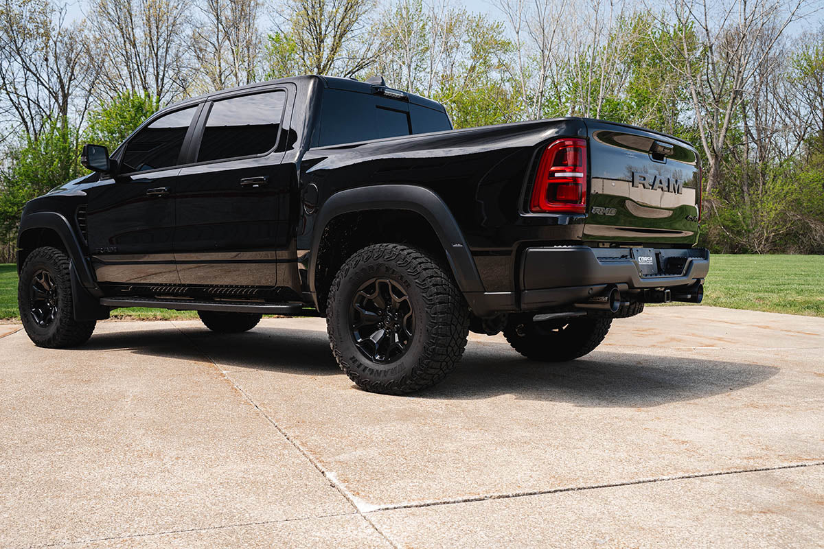 CORSA Sport Cat-Back DRE 5.0 in Single Tips for 2025+ Dodge RAM 1500 RHO - Crew Cab Short Bed, 5' 7" Box 144.5" Wheelbase (21389)