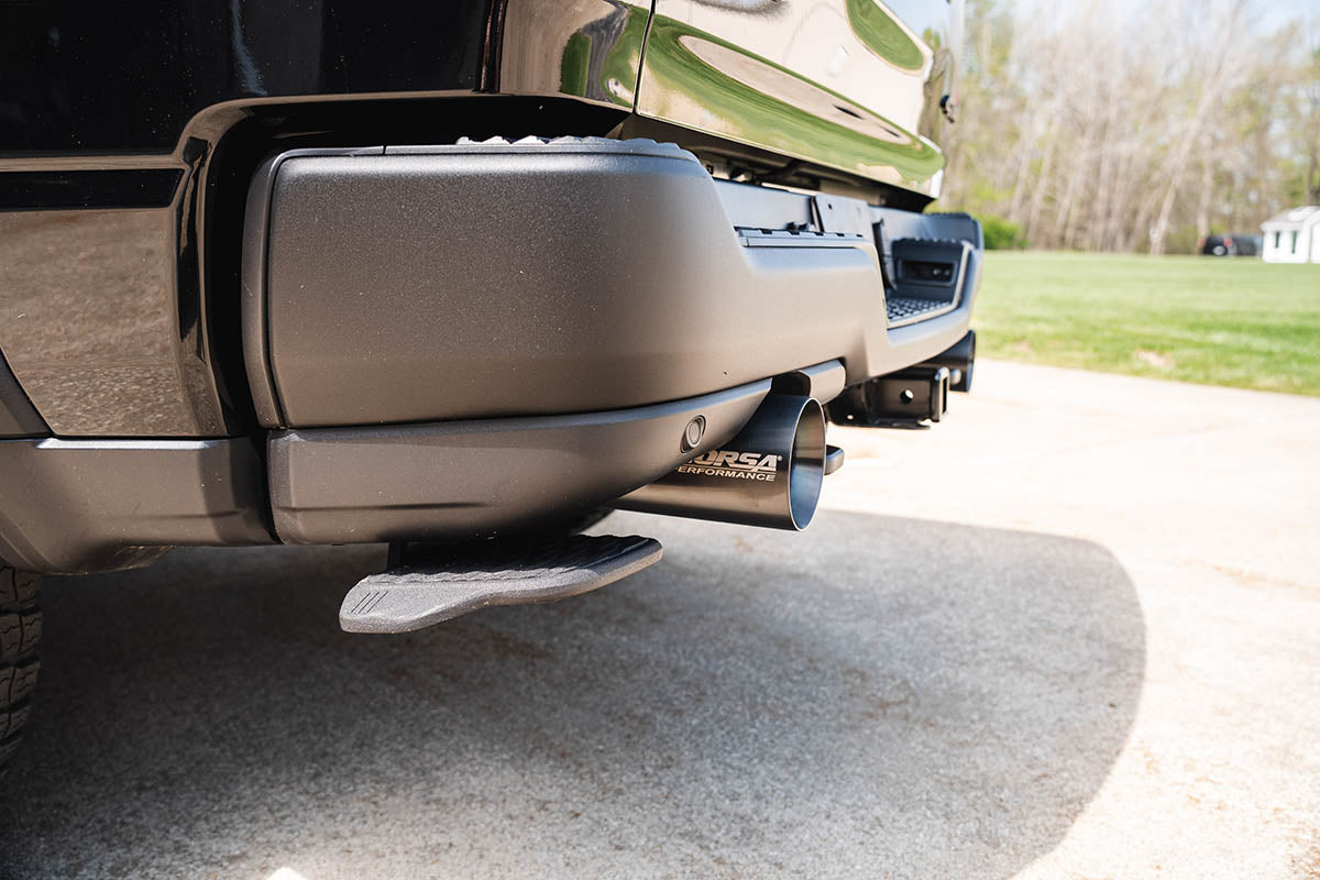 CORSA Sport Cat-Back DRE 5.0 in Single Tips for 2025+ Dodge RAM 1500 RHO - Crew Cab Short Bed, 5' 7" Box 144.5" Wheelbase (21389)