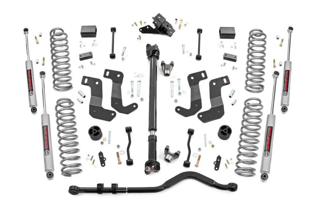 Rough Country 3.5 Inch Lift Kit | 4-Door | Jeep Wrangler Unlimited JL (18-23)