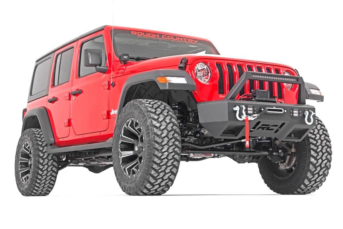 Rough Country 3.5 Inch Lift Kit | C/A Drop | 2-Door | Jeep Wrangler JL 4WD (2018-2023)