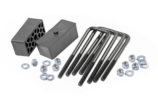 Rough Country 2 Inch Block & U-Bolt Kit | Toyota Truck/Tacoma/Tundra