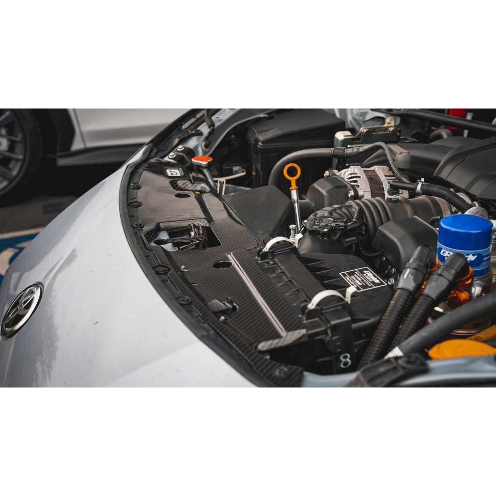 Carbon Fiber Radiator Cooling Plate - 2022+ Toyota GR86 / Subaru BRZ
