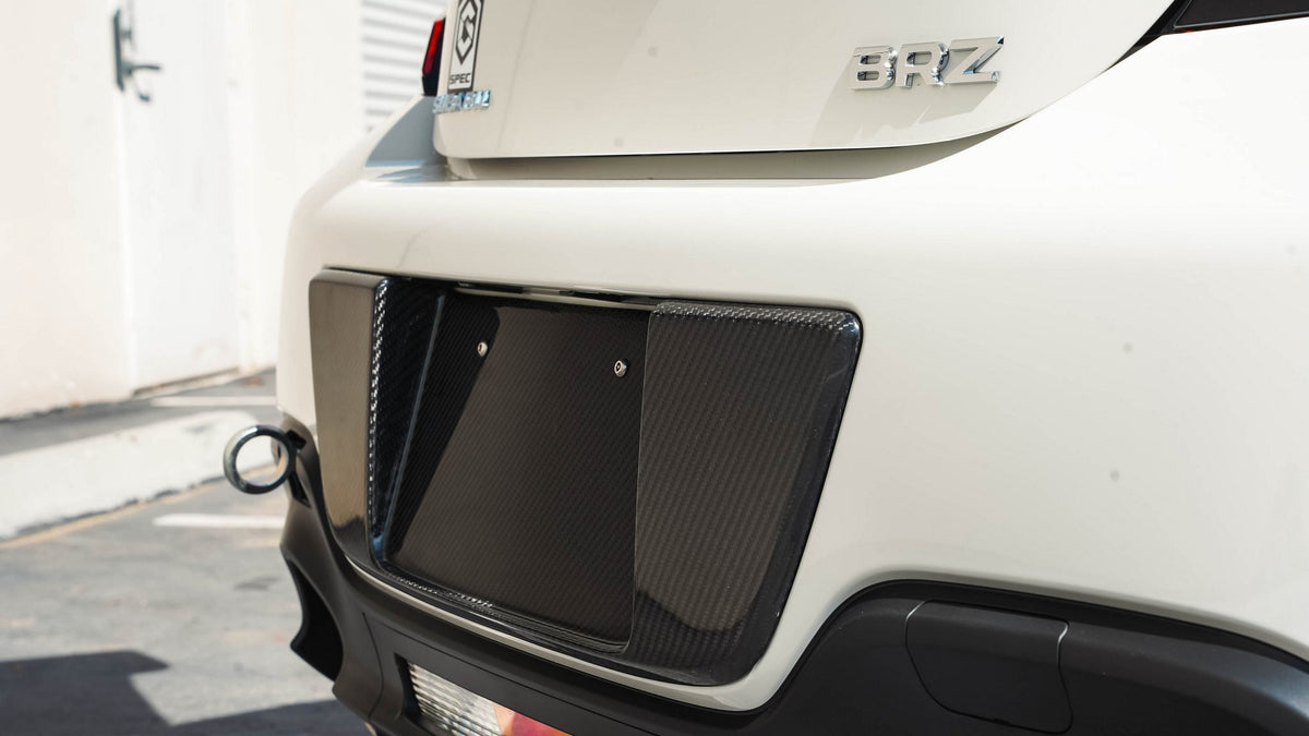 Carbon Fiber License Plate Frame- Toyota GR86/ Subaru BRZ 2022+