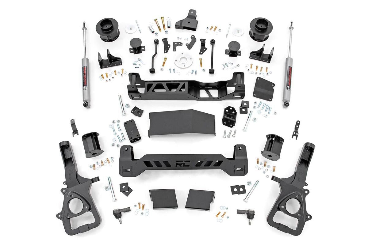 Rough Country 5 Inch Lift Kit | Air Ride | Ram 1500 4WD (2019-2024)