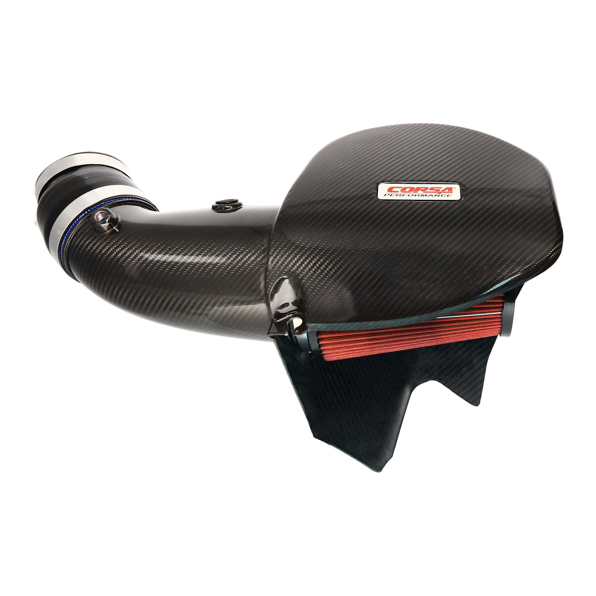 CORSA Black / Carbon Fiber Air Intake for 2017-2024 Challenger, Charger 6.2L (44004-1)