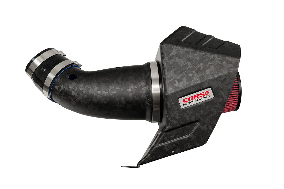 CORSA Carbon Fiber Air Intake for 2020-2026 Dodge Durango SRT Hellcat 6.2L for 2018-21 Jeep Grand Cherokee TrackHawk 6.2L (44011-1)