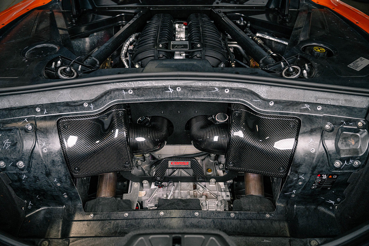 CORSA 2023+ Corvette C8 Z06 Carbon Fiber Air Intake System (44012D)