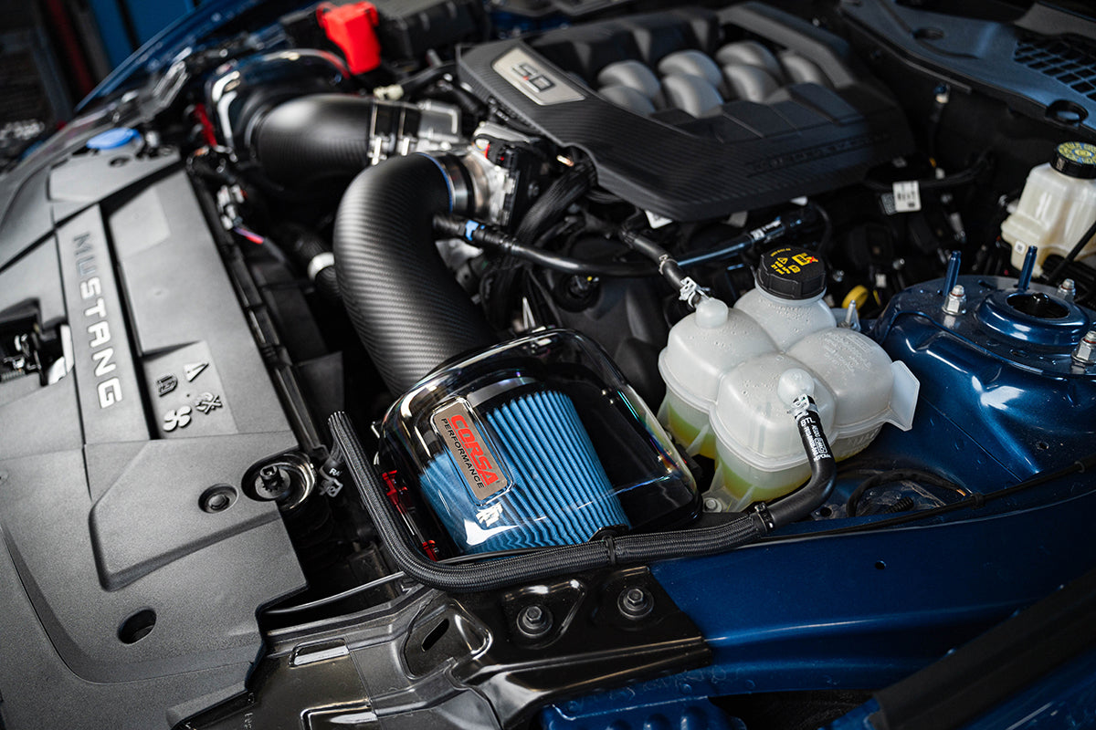 CORSA 2024+ Ford (S650) Mustang GT 5.0L & Dark Horse Carbon Fiber Air Intake System