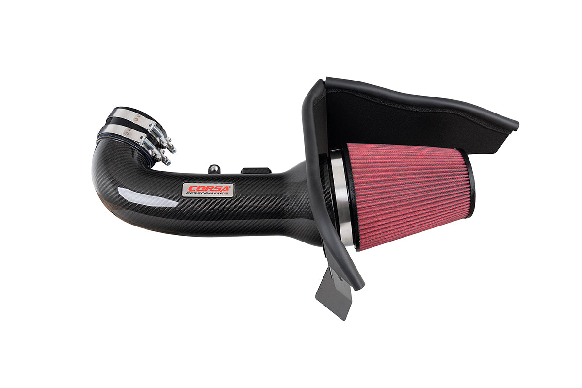 CORSA 2016-2024 Chevrolet Camaro SS Carbon Fiber Air Intake System (44018D / 44018)