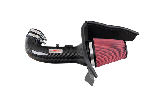 CORSA 2016-2024 Chevrolet Camaro SS Carbon Fiber Air Intake System (44018D / 44018)