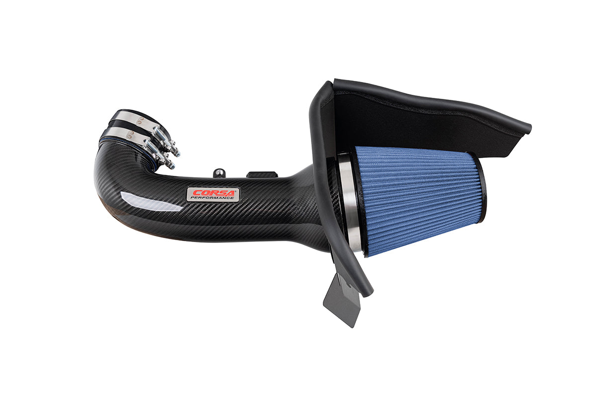 CORSA 2016-2024 Chevrolet Camaro SS Carbon Fiber Air Intake System (44018D / 44018)