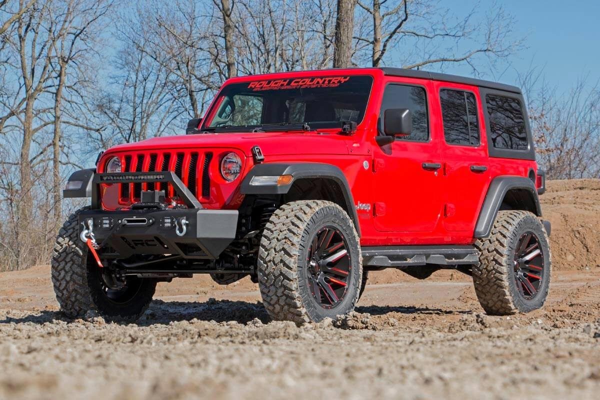 Rough Country 3.5 Inch Lift Kit | C/A Drop | 2-Door | Jeep Wrangler JL 4WD (2018-2023)