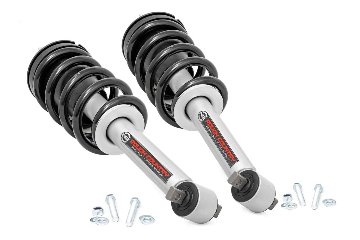 Rough Country Loaded Strut Pair | 3.5 Inch | Chevy/GMC 1500 Truck & SUV (07-14)