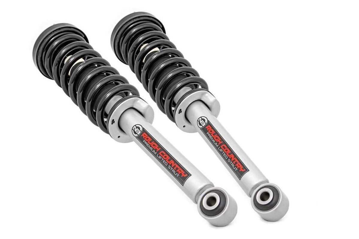Rough Country Loaded Strut Pair | 4 Inch | Ford F-150 4WD (2009-2013)